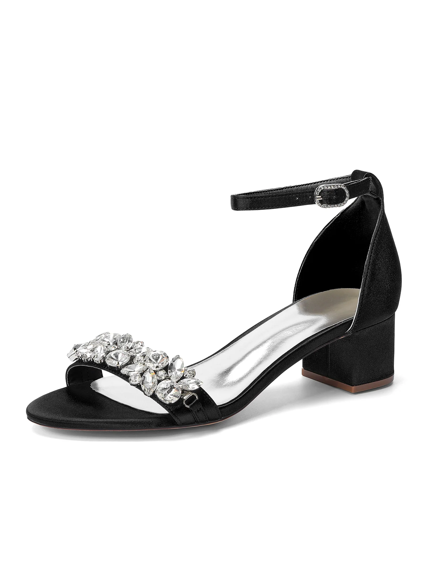 Crystal Floral Vine Stiletto Sandals