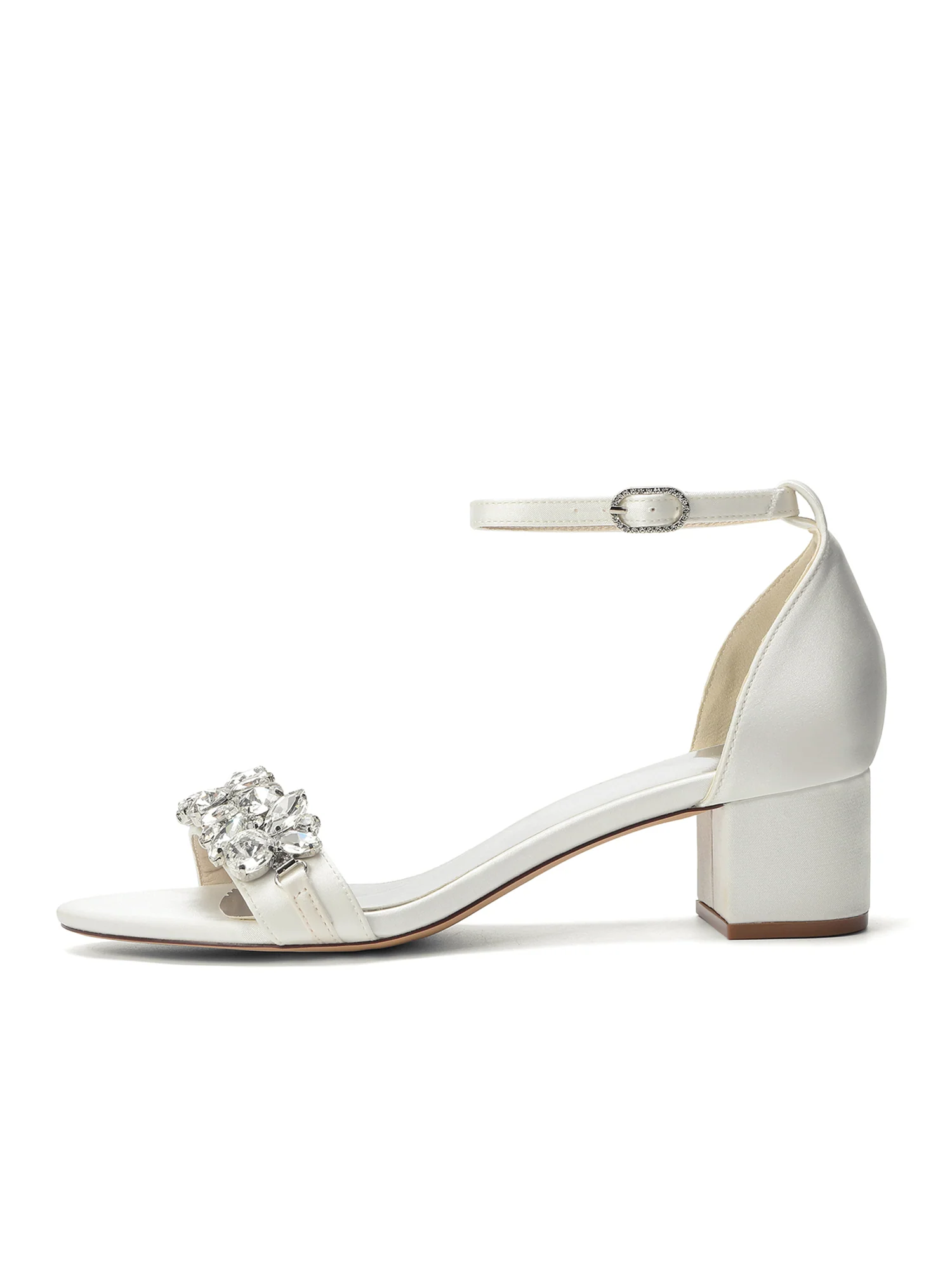 Crystal Floral Vine Stiletto Sandals - Image 10