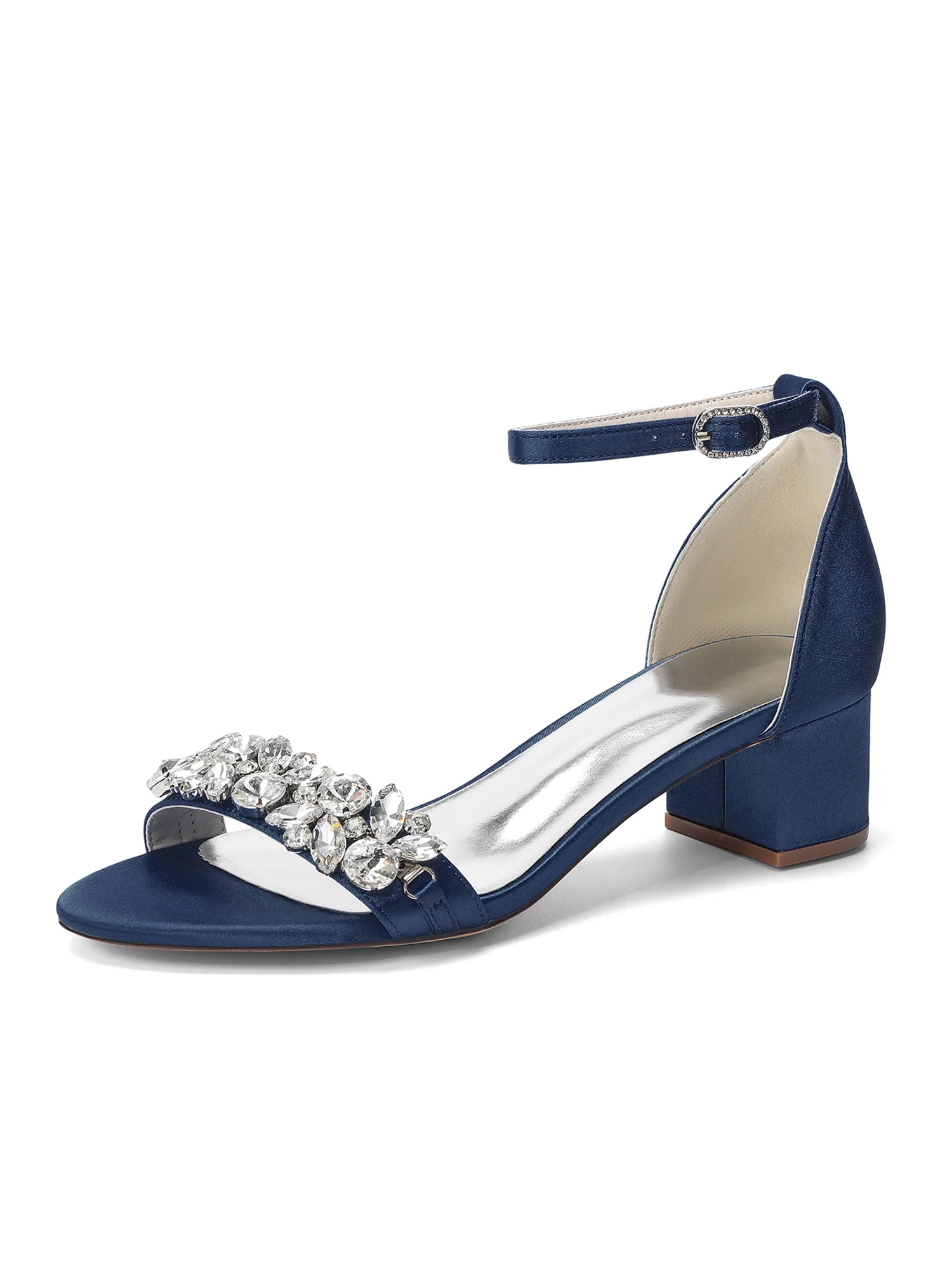 Crystal Floral Vine Stiletto Sandals - Image 5