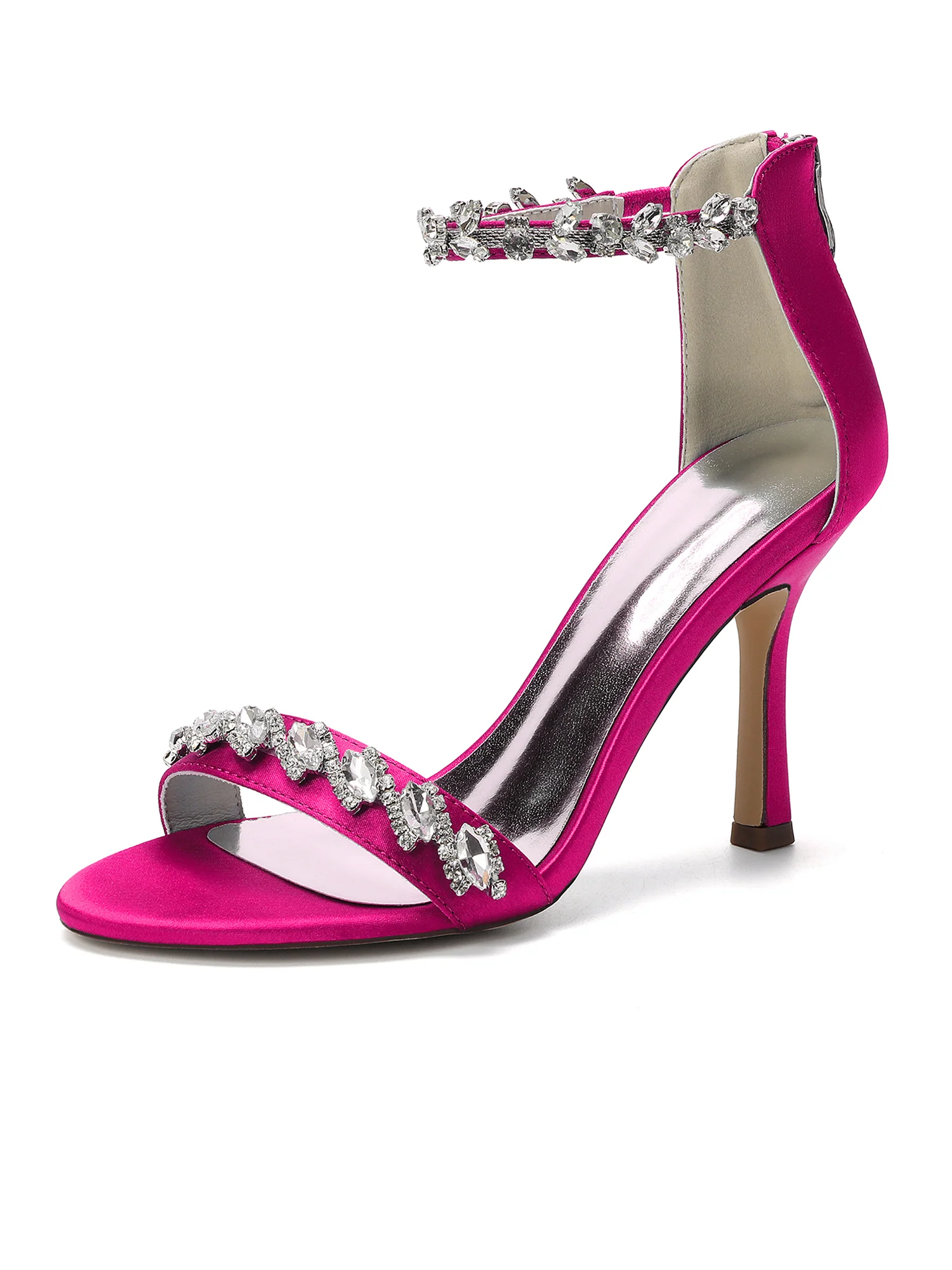 Glam Crystal Stiletto Sandals - Image 7
