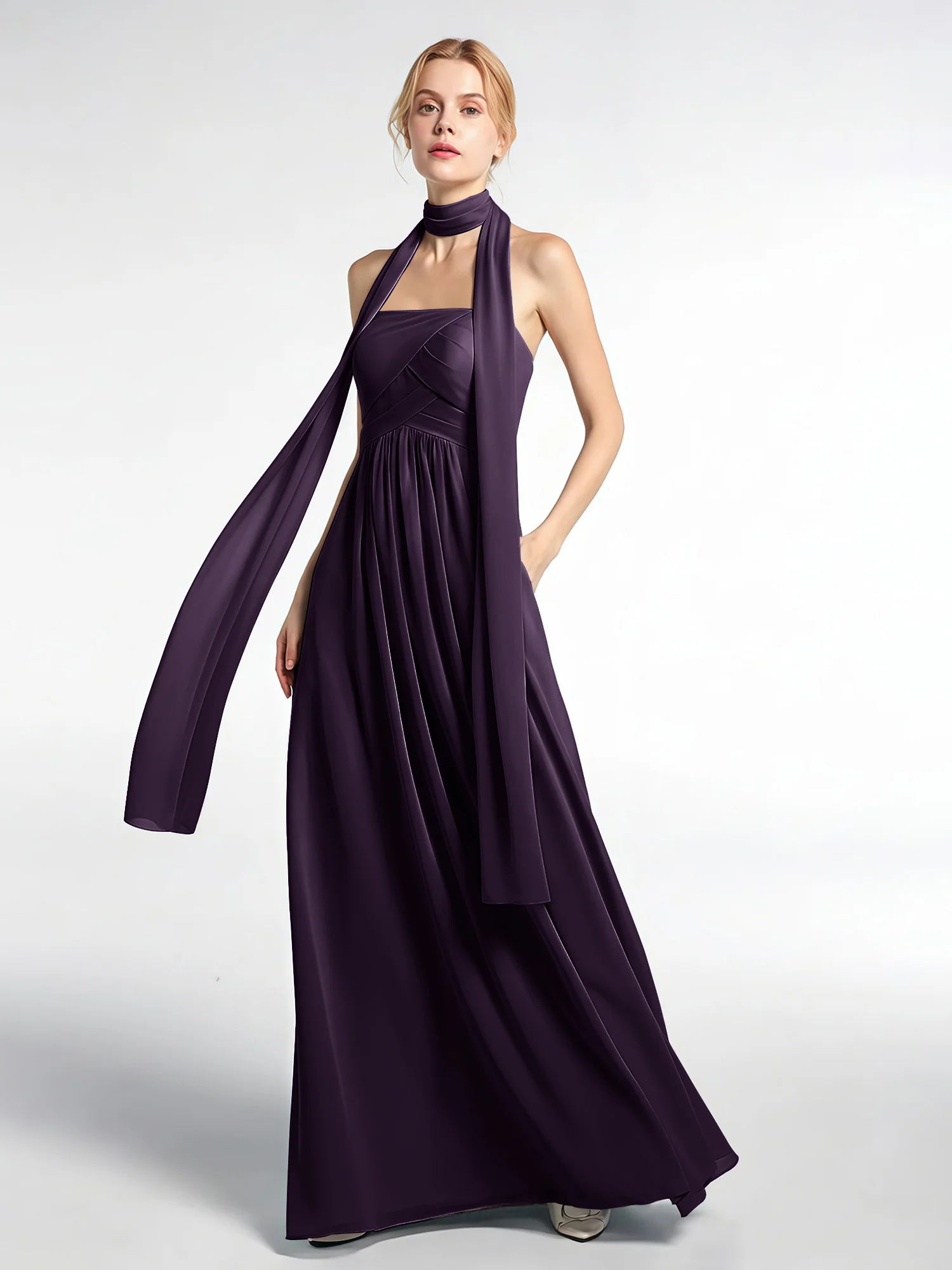 Babaroni Chiffon Silk-Feel Scarf - Image 106
