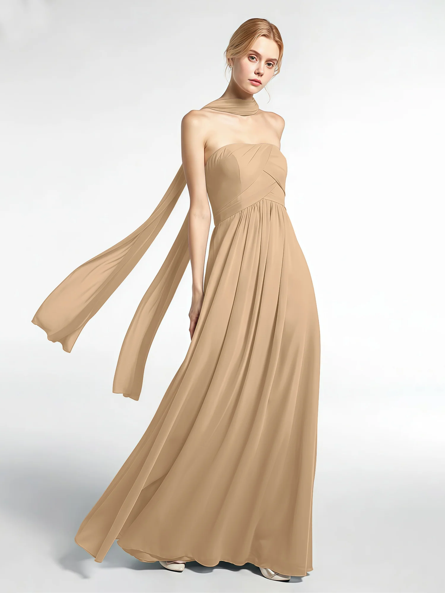 Babaroni Chiffon Silk-Feel Scarf - Image 19