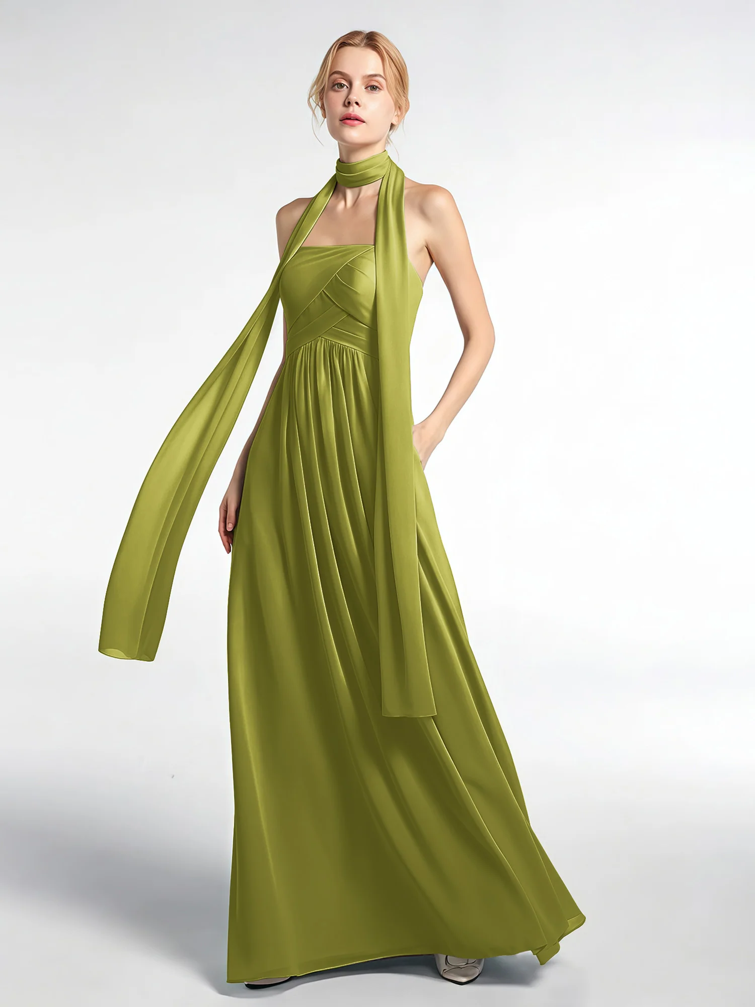 Babaroni Chiffon Silk-Feel Scarf - Image 26