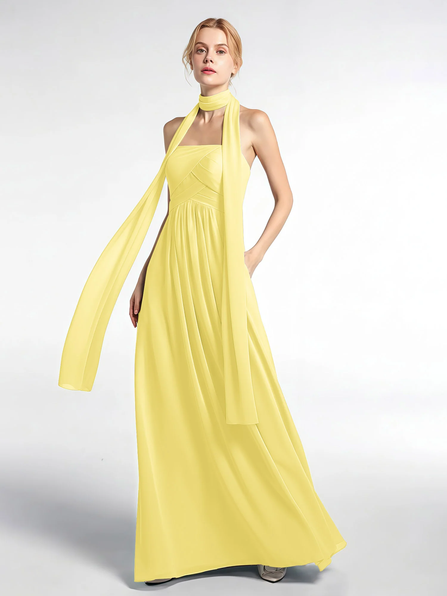 Babaroni Chiffon Silk-Feel Scarf - Image 30