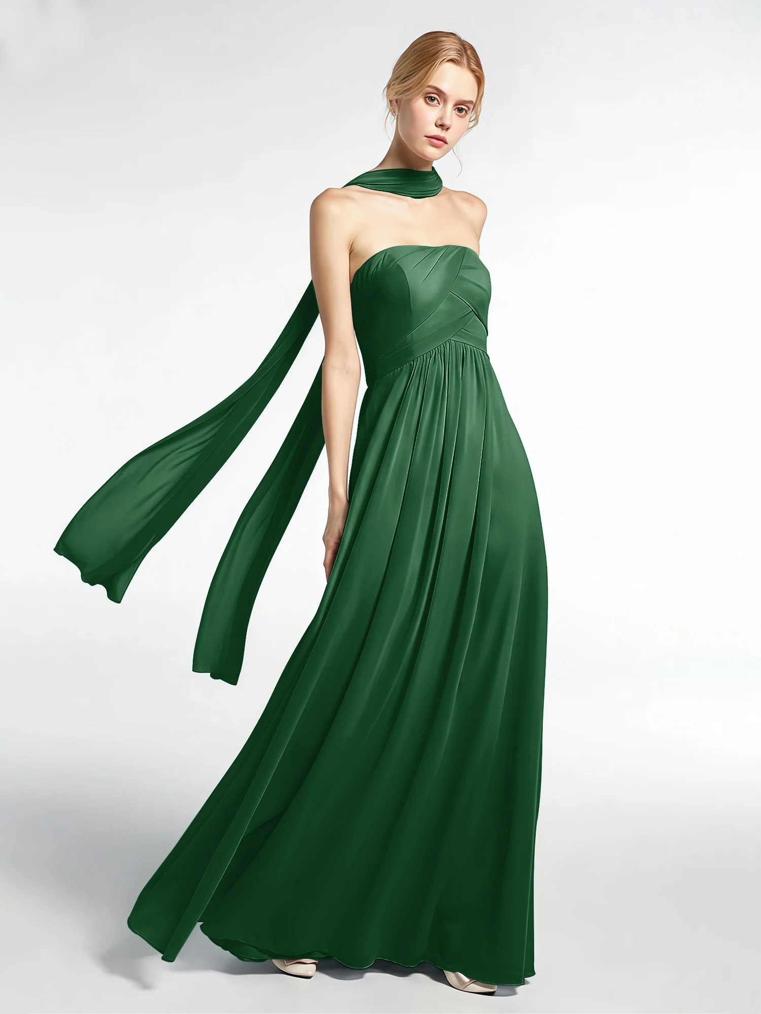 Babaroni Chiffon Silk-Feel Scarf - Image 31