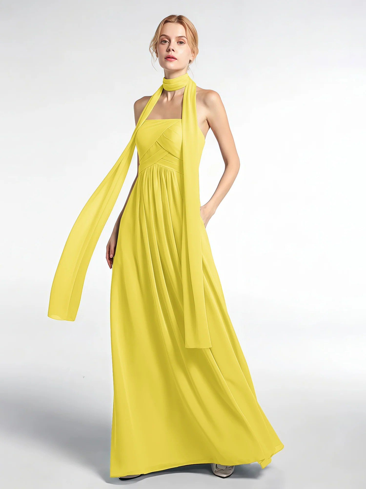 Babaroni Chiffon Silk-Feel Scarf - Image 70