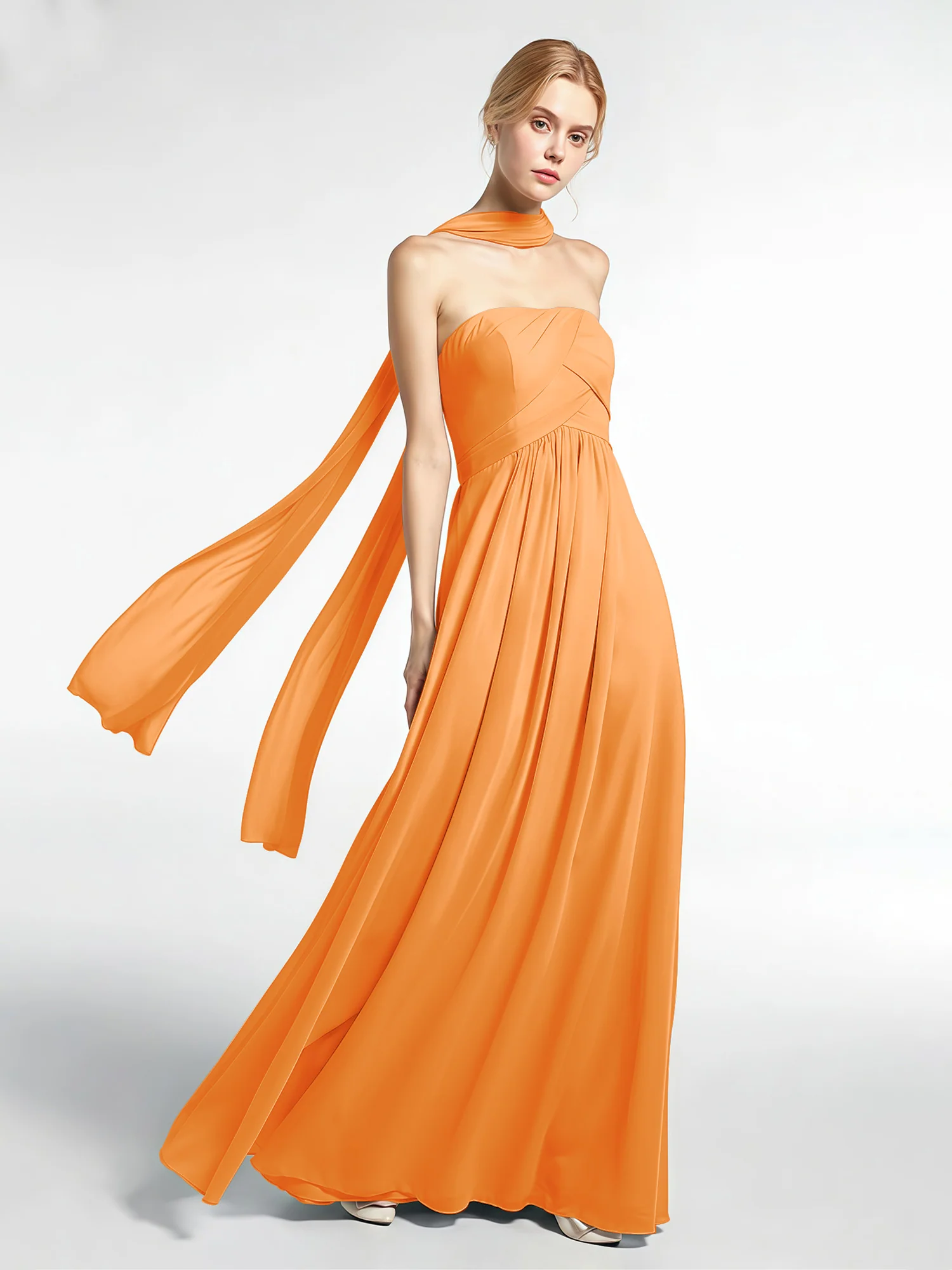Babaroni Chiffon Silk-Feel Scarf - Image 89