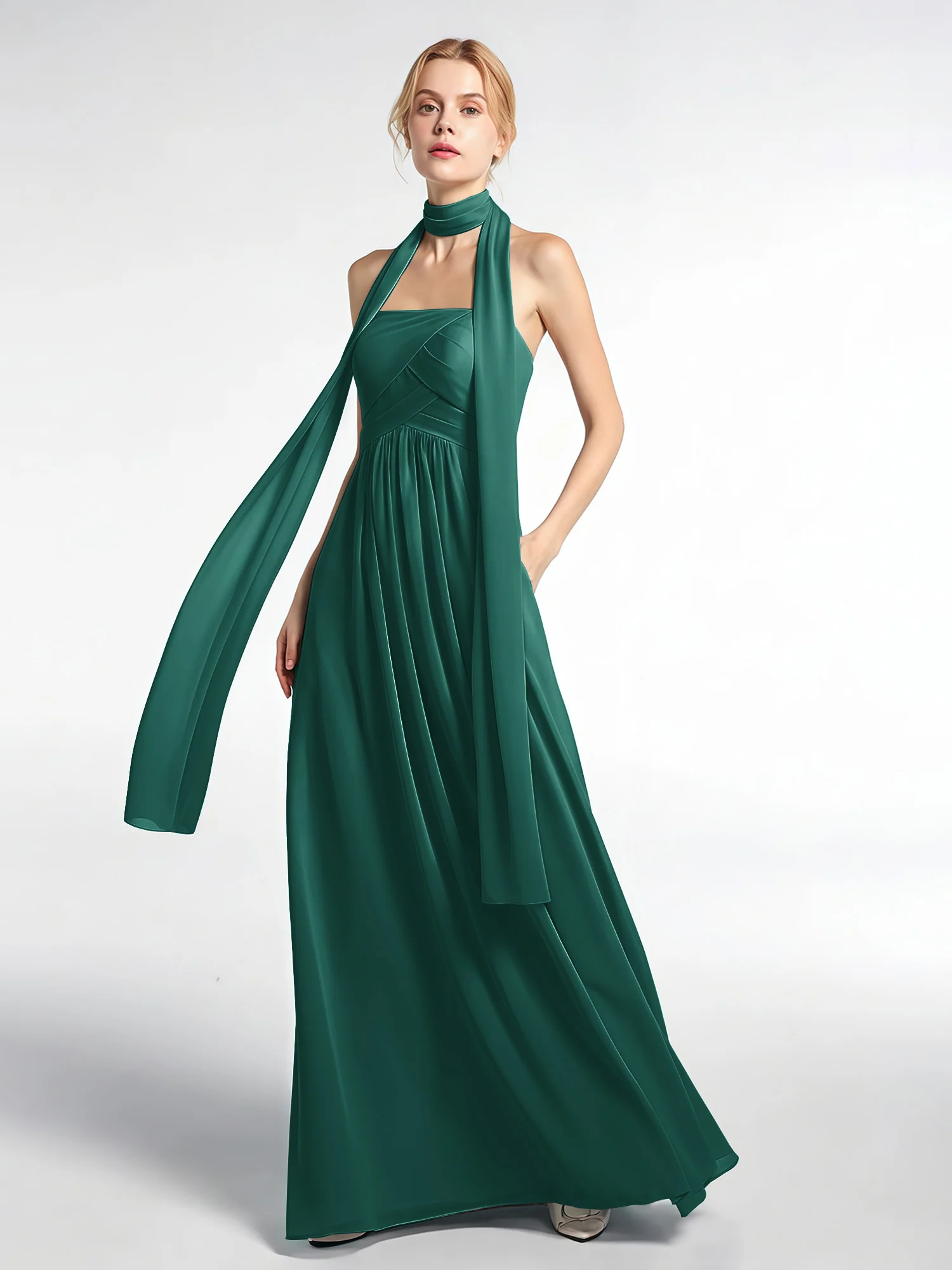 Babaroni Chiffon Silk-Feel Scarf - Image 98