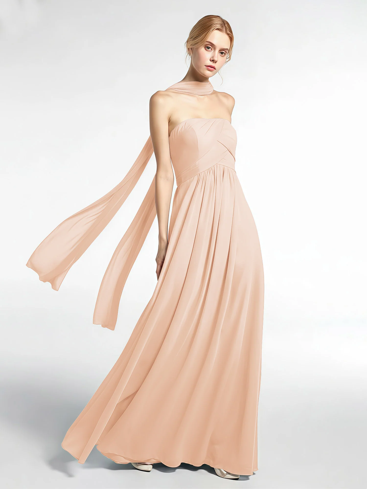 Babaroni Chiffon Silk-Feel Scarf - Image 99