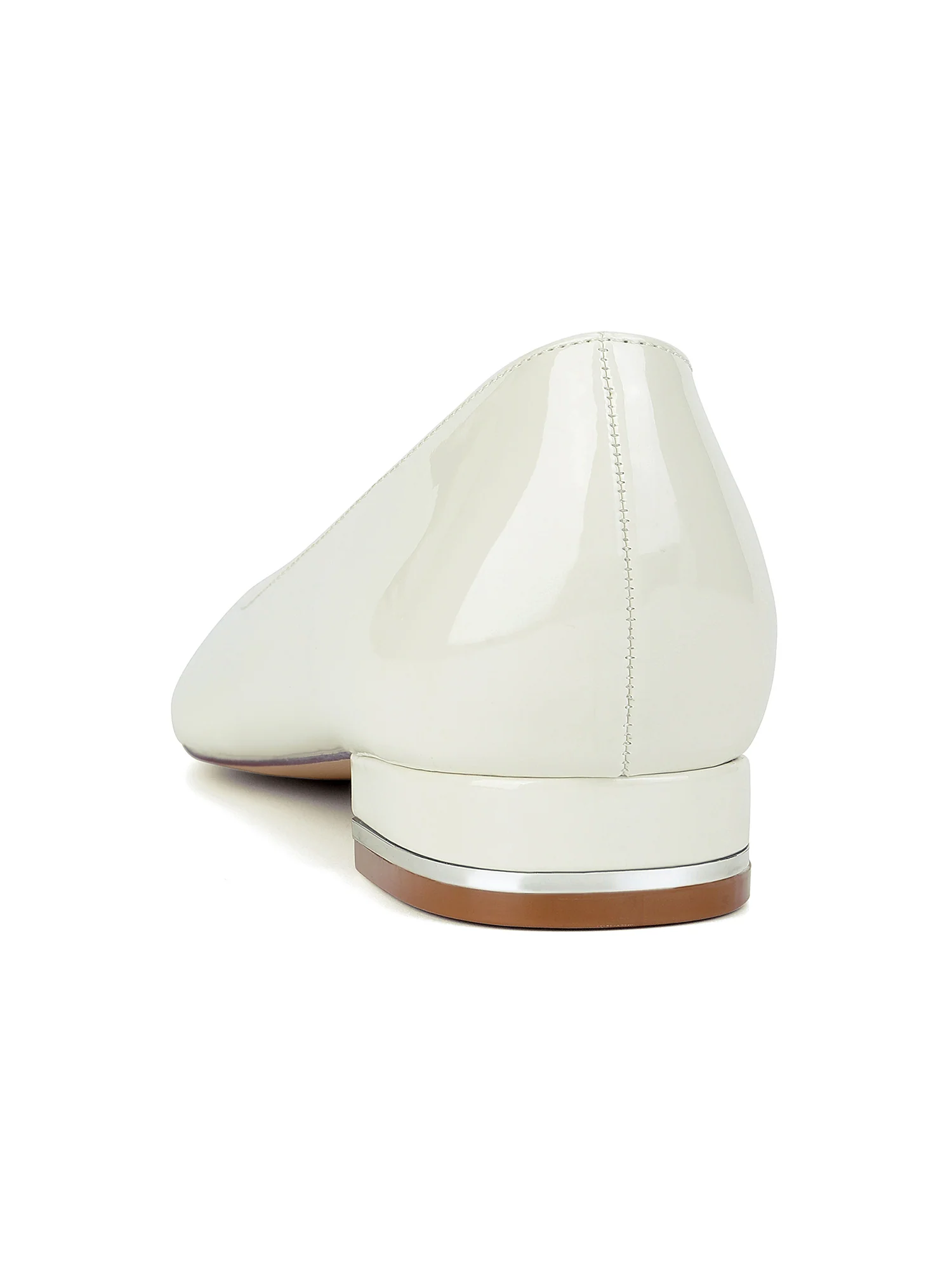 Luxury Pointed Toe Leather Chunky Heels - Image 5