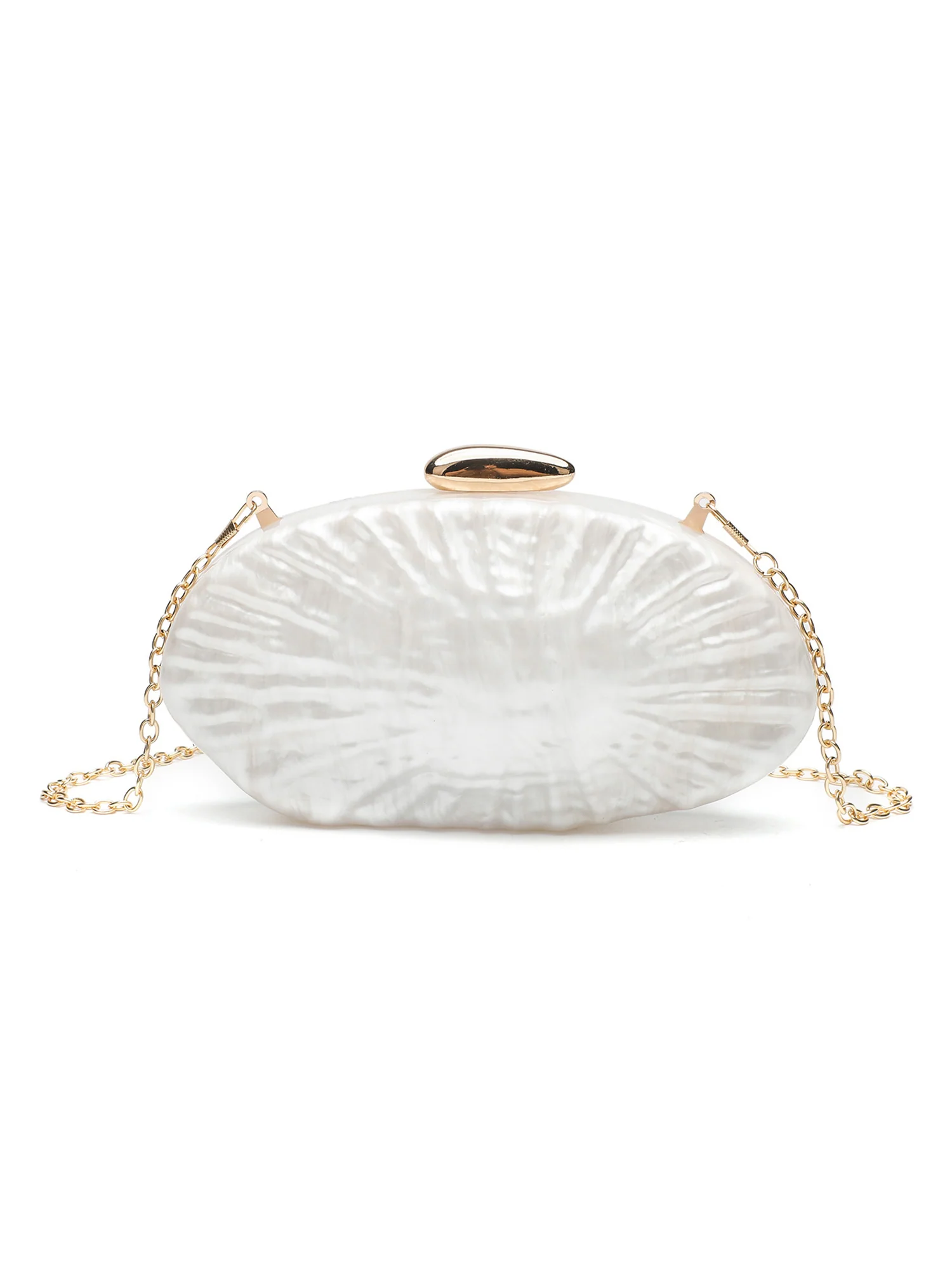 Marbled Vein Acrylic Clutch - Image 7