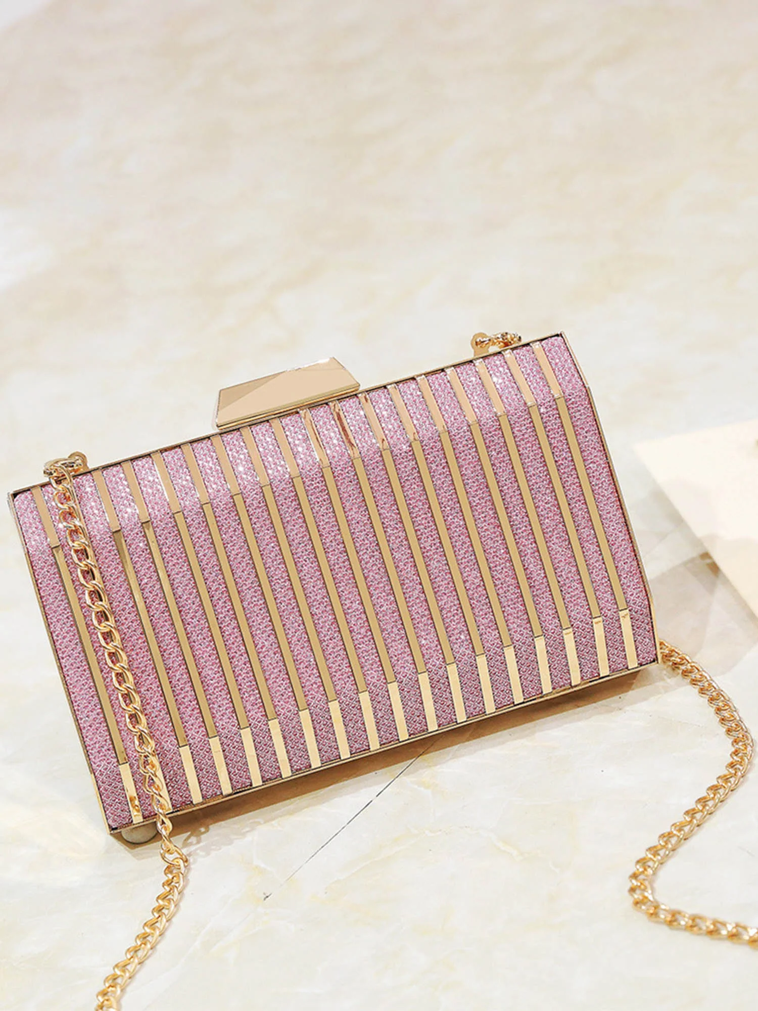 Metal Hollow Evening Bag - Image 8