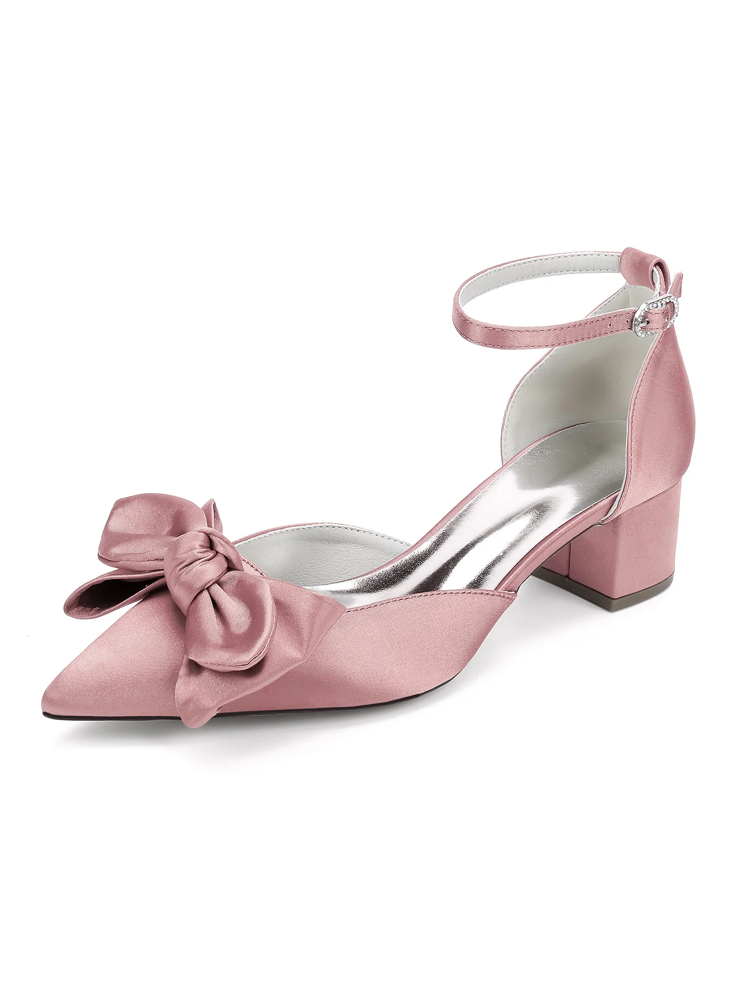 Pointed Toe Bow Ankle-Strap Sandals - Image 15