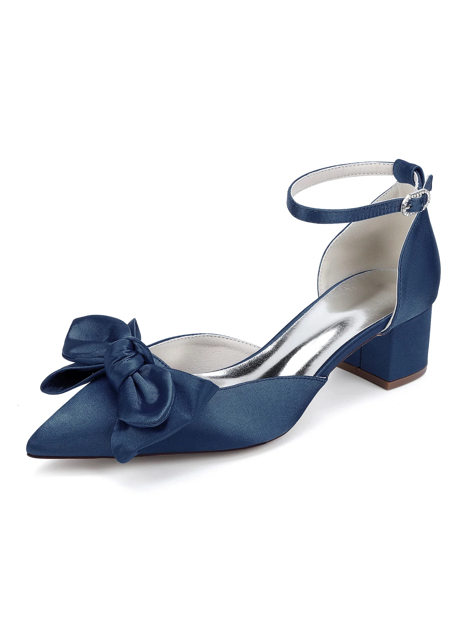 Pointed Toe Bow Ankle-Strap Sandals - Image 16