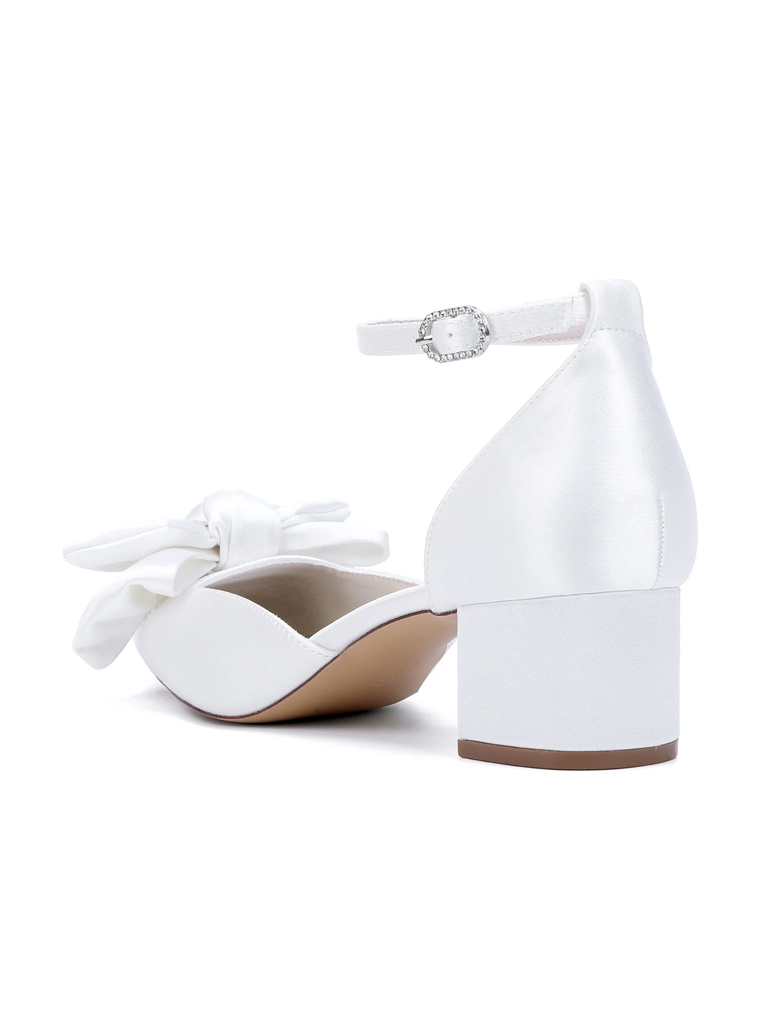 Pointed Toe Bow Ankle-Strap Sandals - Image 3