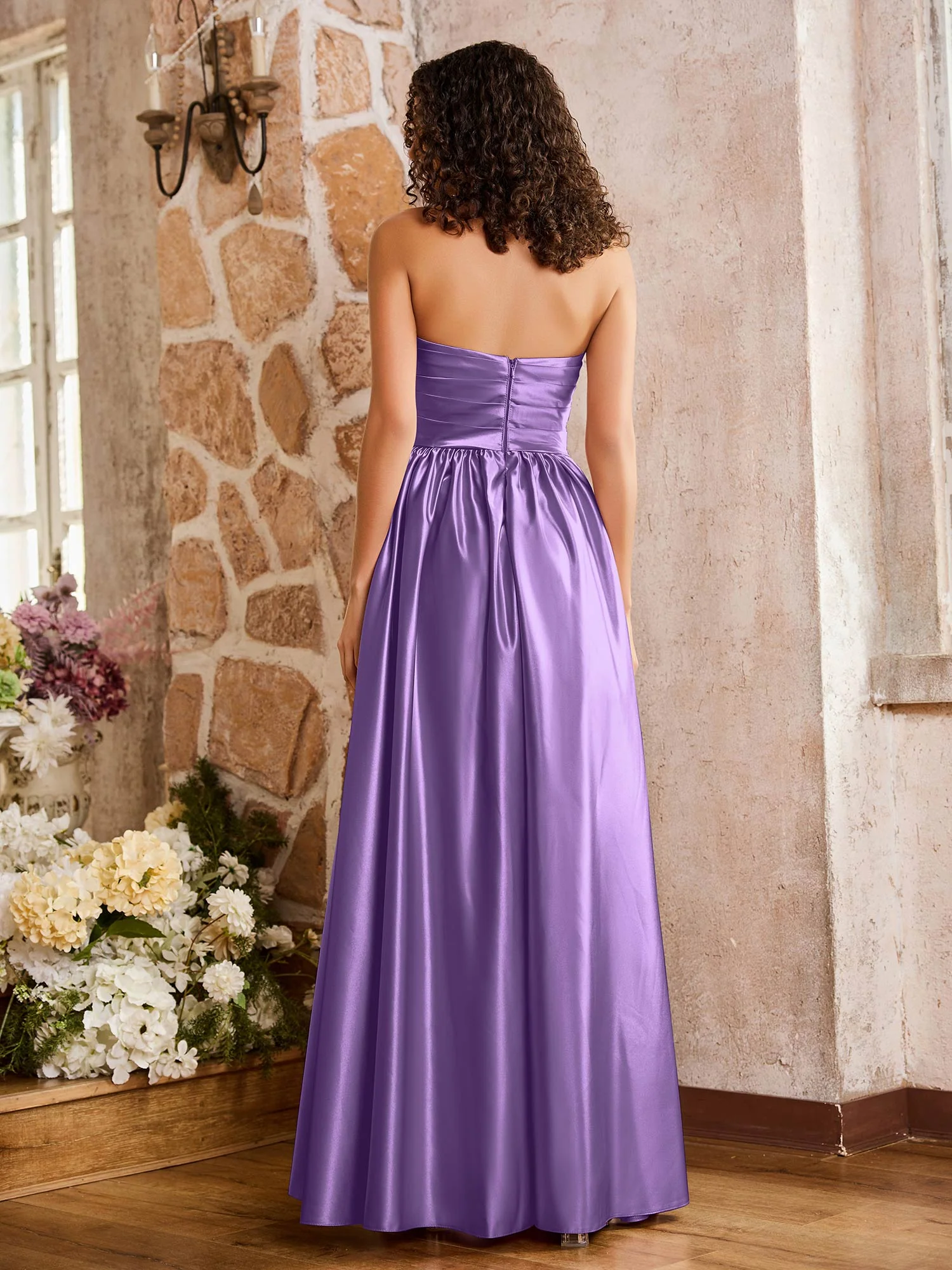 Sleeveless Floor-length High Slit Dresses Tahiti - Image 2
