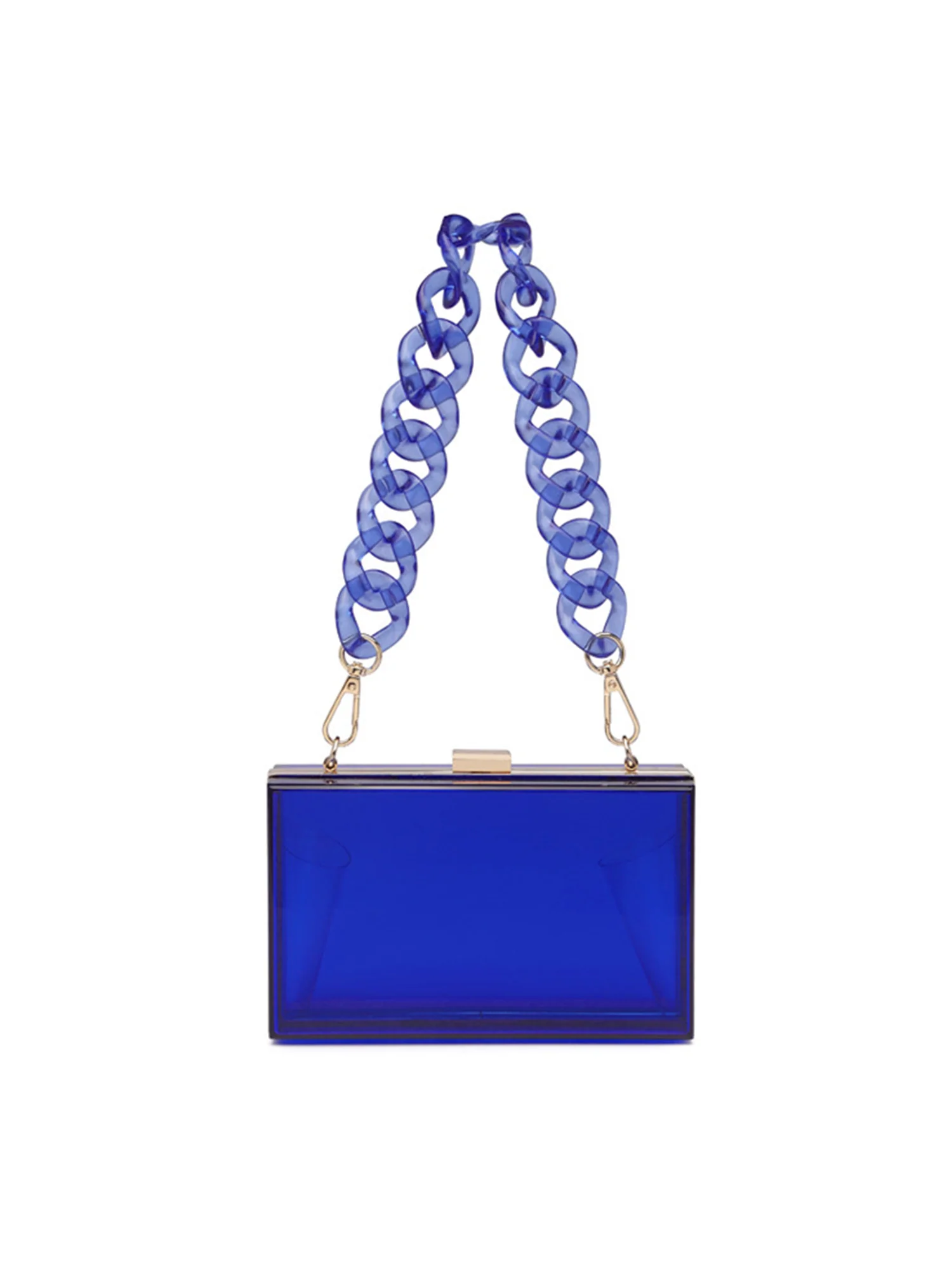 Transparent Acrylic Chain Mini Tote Bag - Image 14