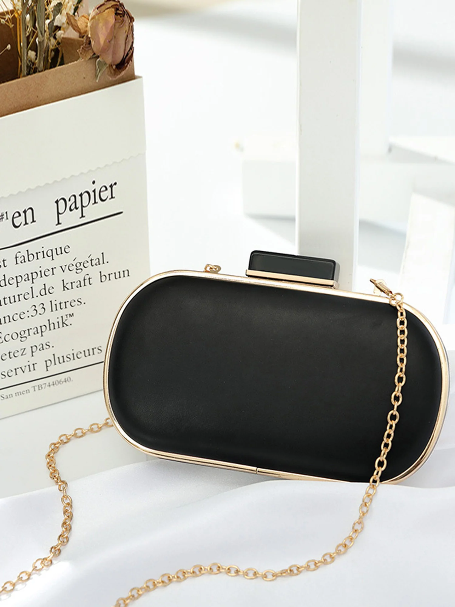 Versatile One-Shoulder Butterfly Evening Bag - Image 3